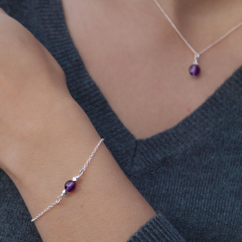 Geburtsstein Set Februar