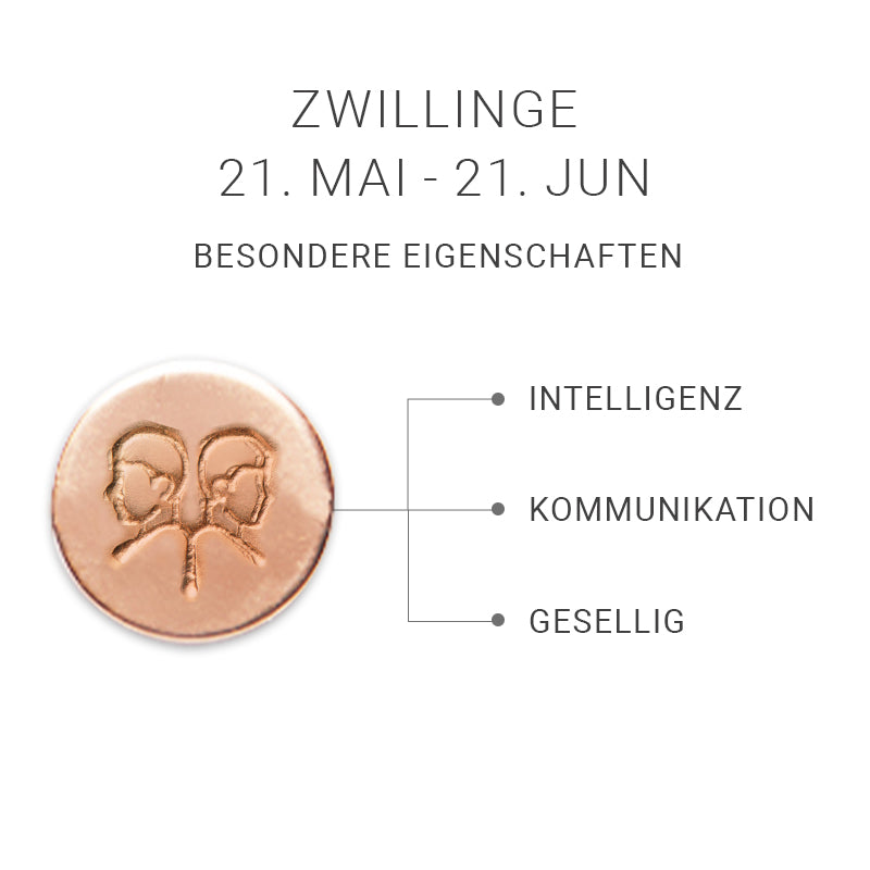 Sternzeichen-Armkette Zwillinge