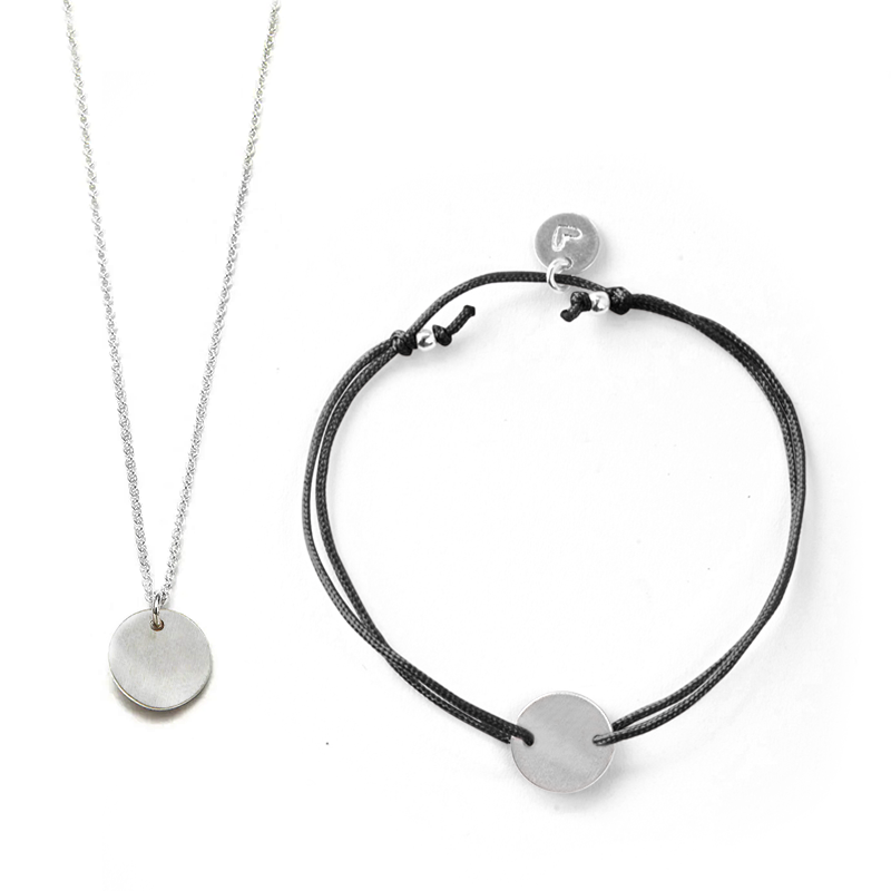 Sternzeichen-Set Löwe Armband/Halskette 40 cm