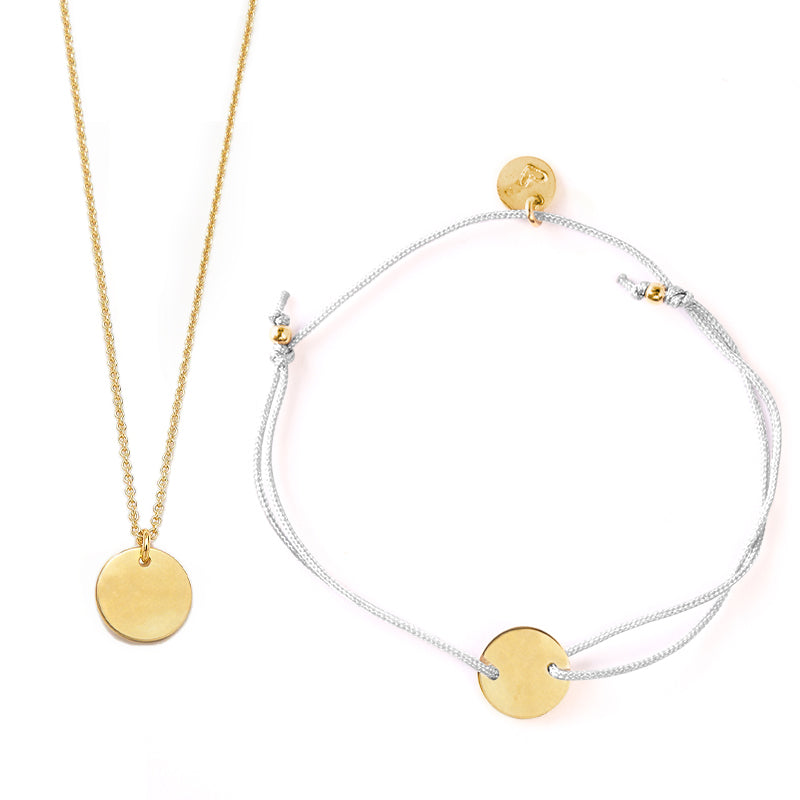 Sternzeichen-Set Löwe Armband/Halskette 45 cm