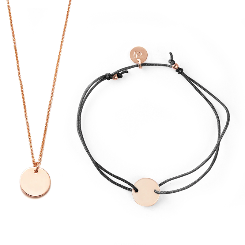 Sternzeichen-Set Löwe Armband/Halskette 45 cm