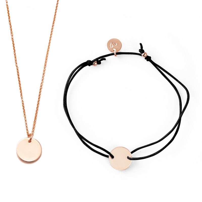 Sternzeichen-Set Schütze Armband/Halskette 40 cm