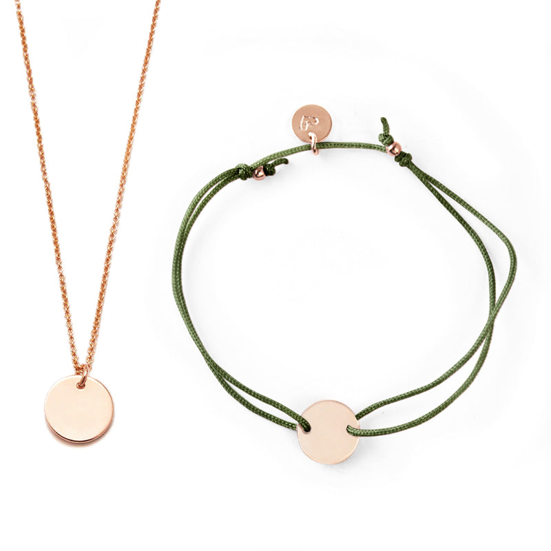 Sternzeichen-Set Schütze Armband/Halskette 45 cm